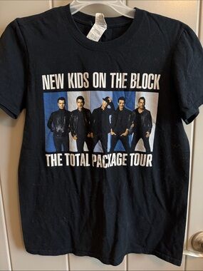 New Kids on the Block Black Graphic Tour Tee
